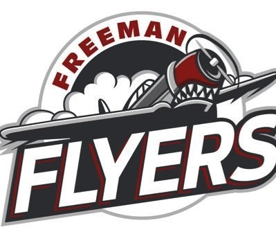 A Freeman Flyers logo including an aircraft