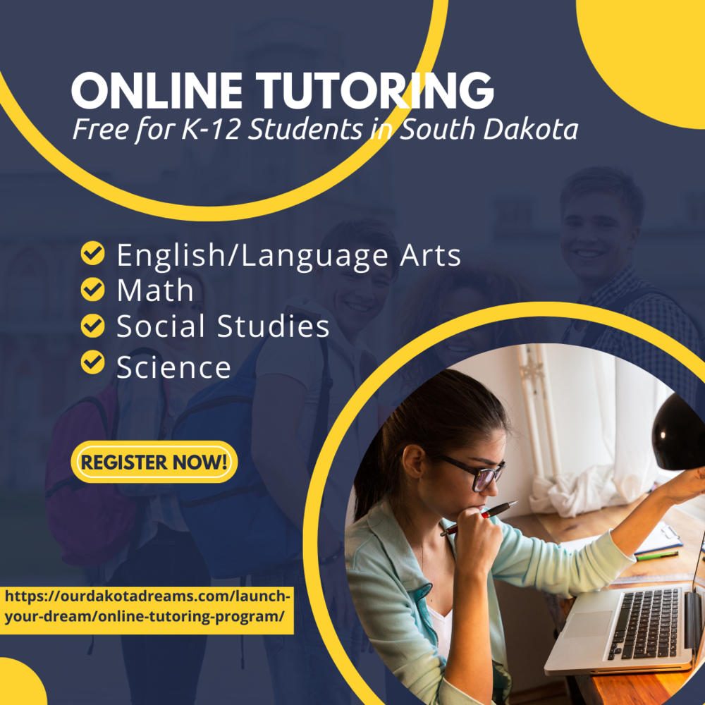 Free K-12 Online Tutoring Poster