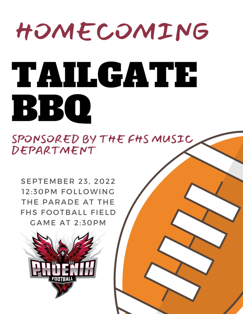Homecoming Tailgate BBQ Poster