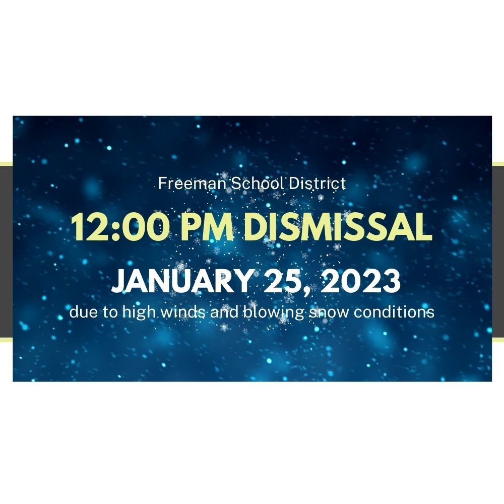 12:00 PM dismissal image