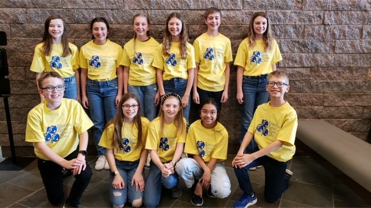2023 Elementary Festival Honors Choir delegates
