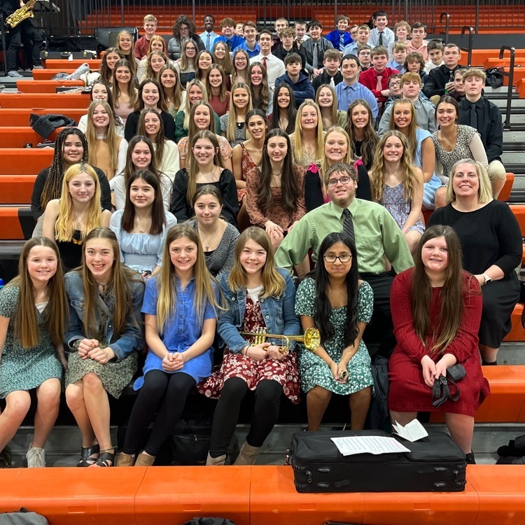 7-12 Music Students at Region I contest in Lennox, SD