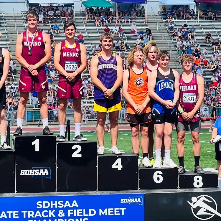 JB and RA 6th place PV at state track meet